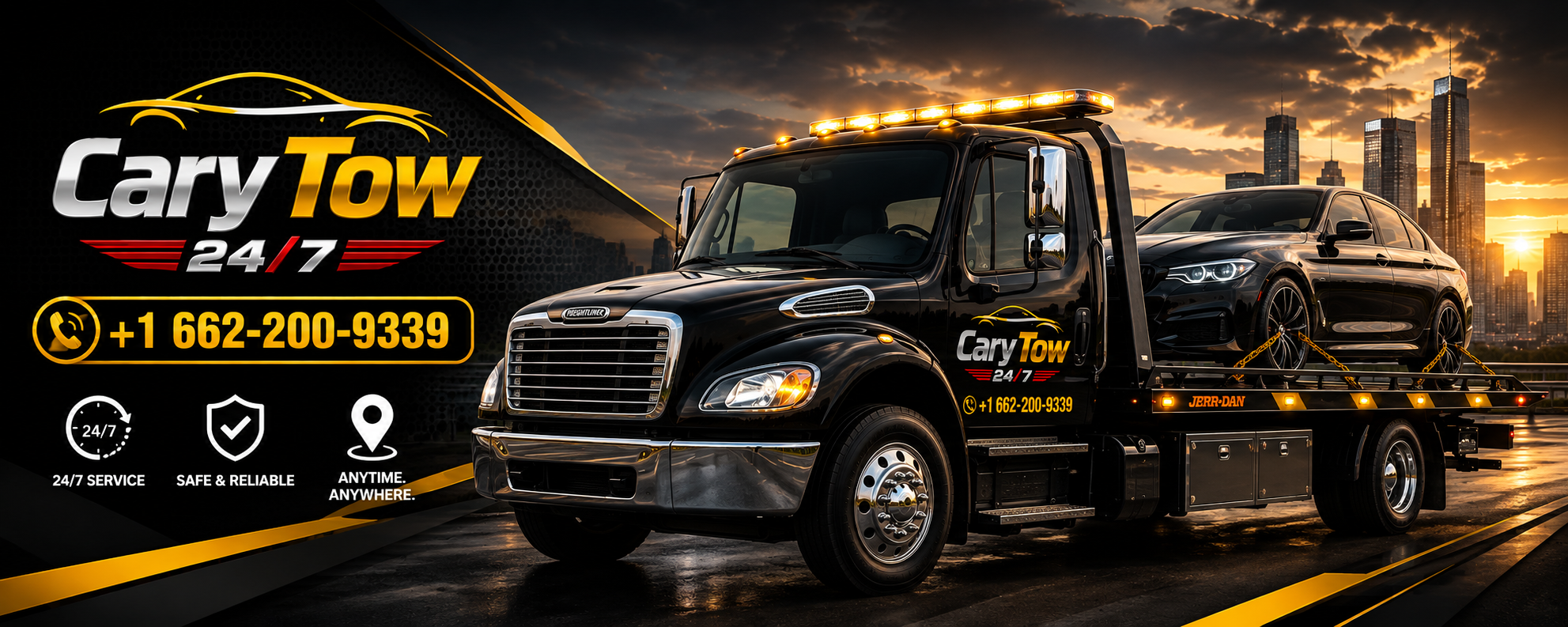 Cary Tow 24/7 truck and vehicle transport